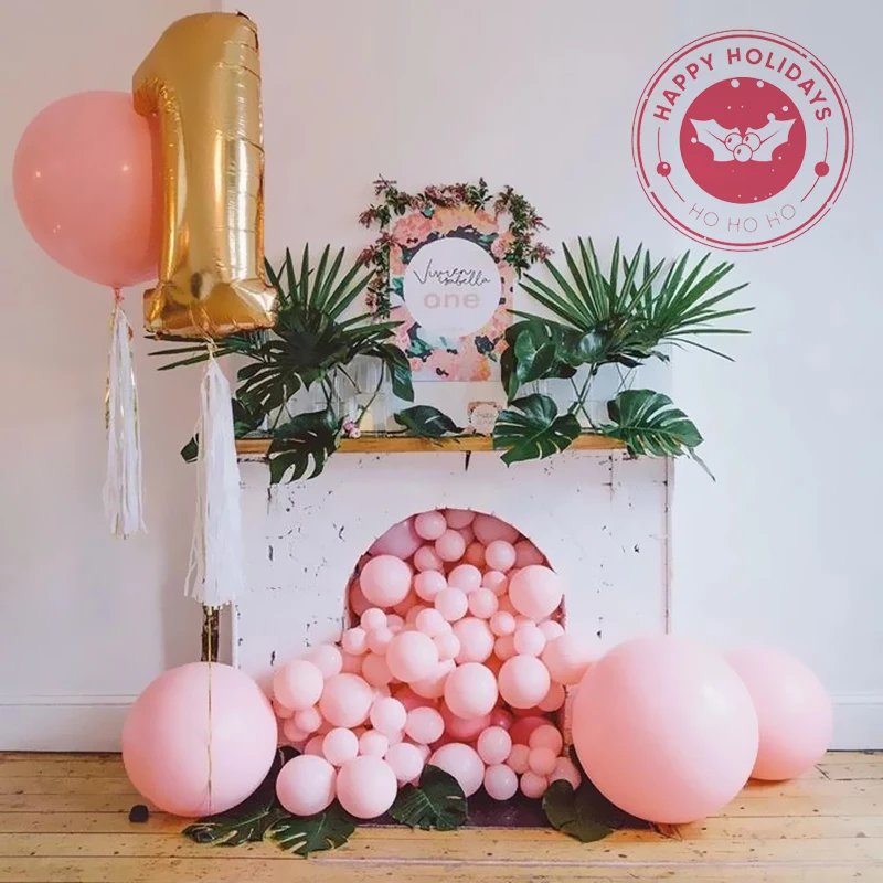 5" 10" 12" 18" 36" Matte Macaron Balloons Round Pink Yellow White Art Shape Wedding Birthday Decoration Party Helium Balloon