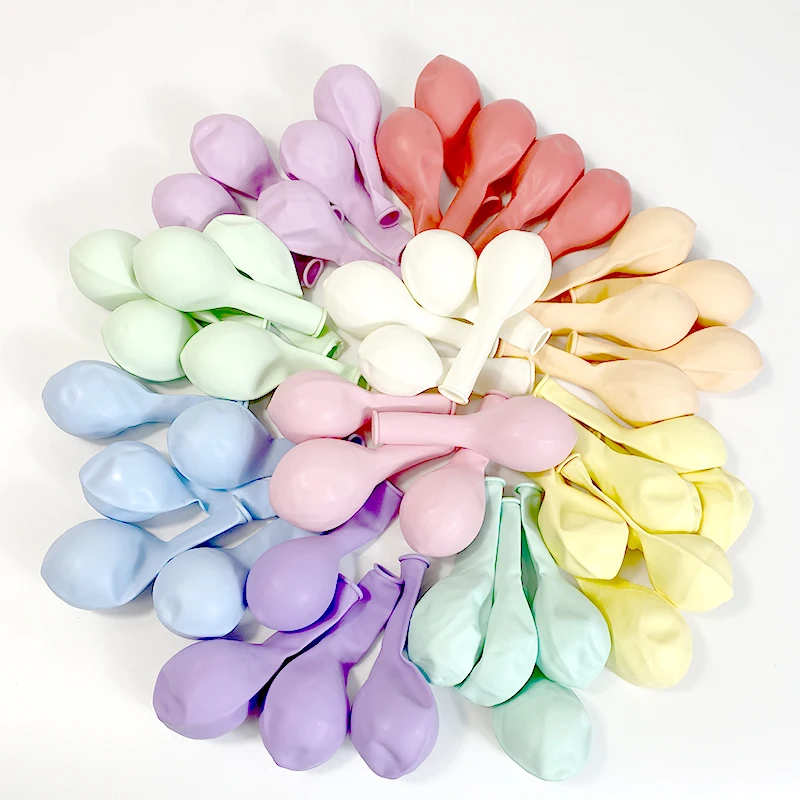 5" 10" 12" 18" 36" Matte Light Balloons Round Pink Yellow White Art Shape Wedding Birthday Decoration Party Helium Balloon