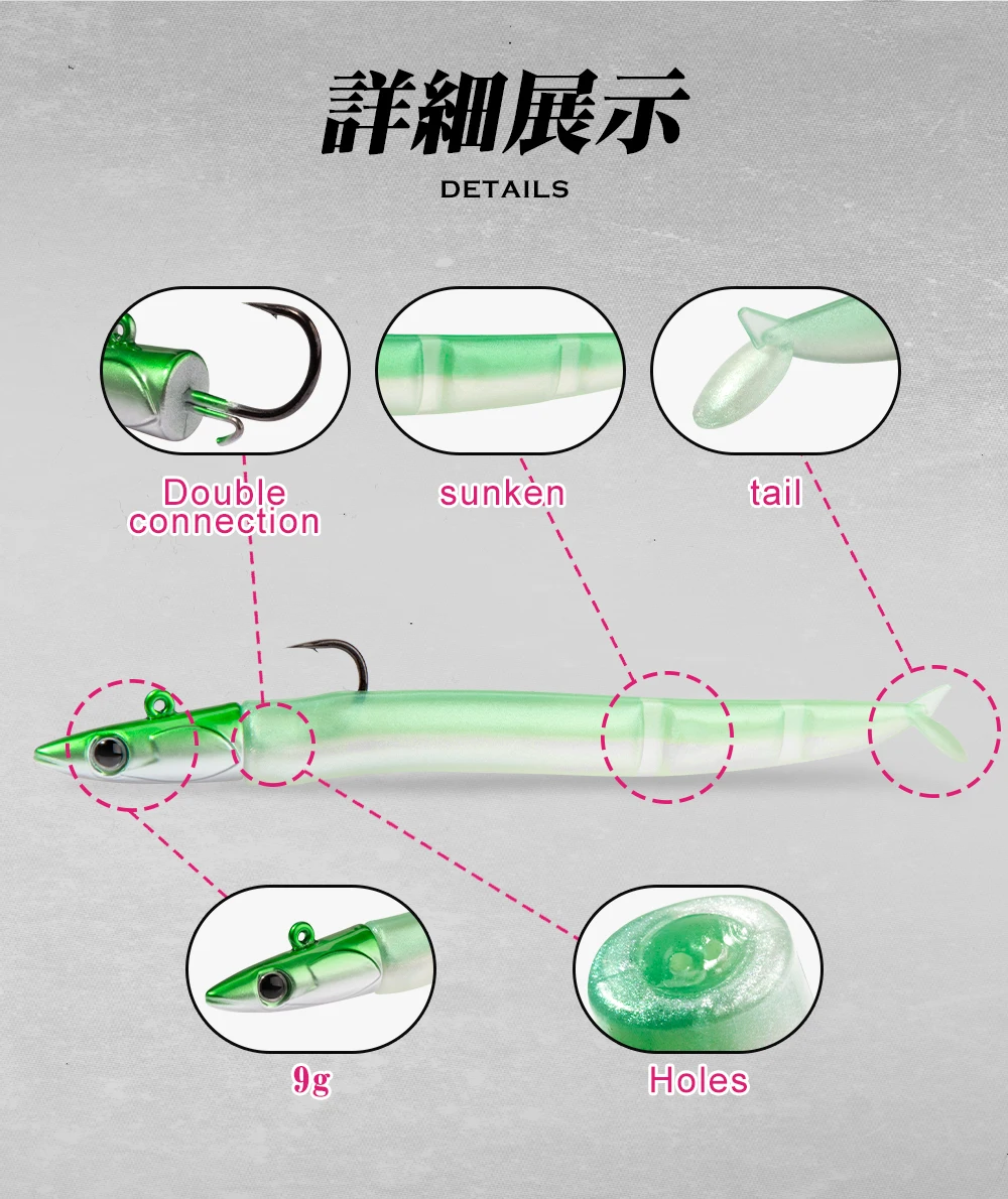HUNTHOUSE Black Minnow Shad 112mm 12g Soft Fishing Lure JIG Head Minnow Easy Shiner Wobblers Fishing For Fishing Bass GT LW246