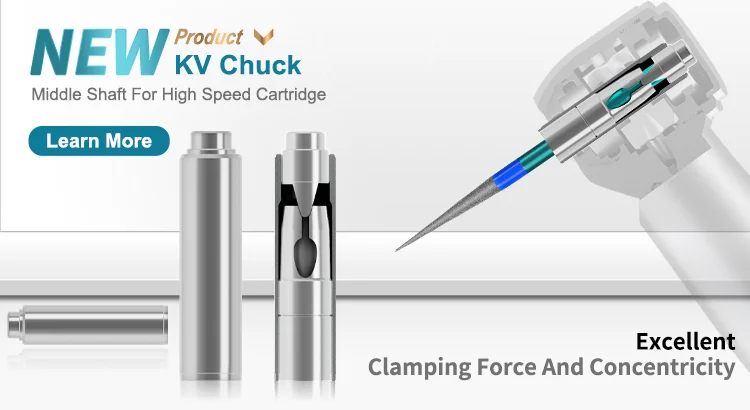 Dental Clinic Spare Parts Air Turbine Handpiece Replacement Rotor Ceramic Bearings Cartridge for High Speed Hand Piece