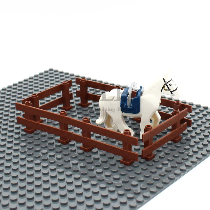 Moc Fence 1x8x2 2/3 Rail Handrail 6079 DIY Building Blocks Brick Compatible with City Street View Accessory Particles Toys