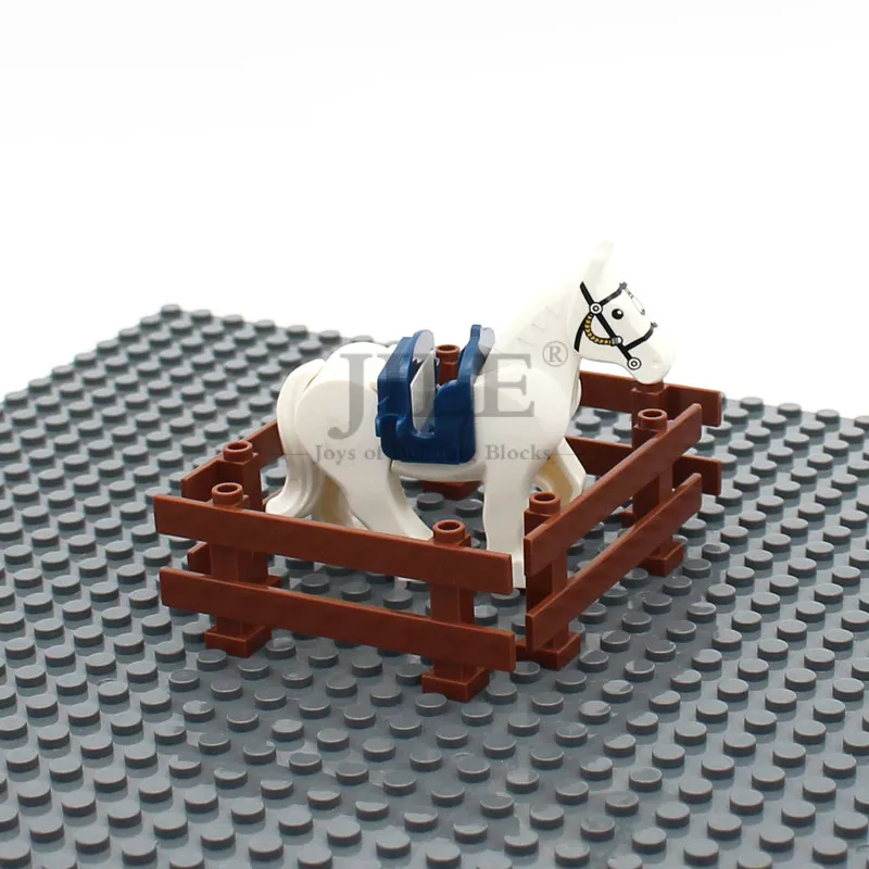 Moc Fence 1x8x2 2/3 Rail Handrail 6079 DIY Building Blocks Brick Compatible with City Street View Accessory Particles Toys