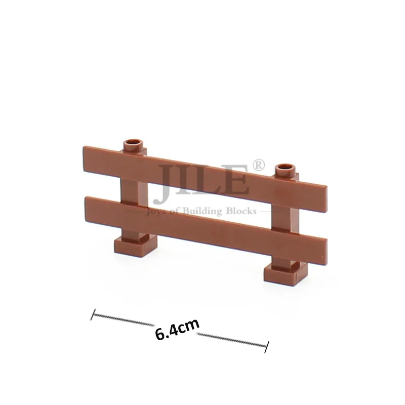 Moc Fence 1x8x2 2/3 Rail Handrail 6079 DIY Building Blocks Brick Compatible with City Street View Accessory Particles Toys