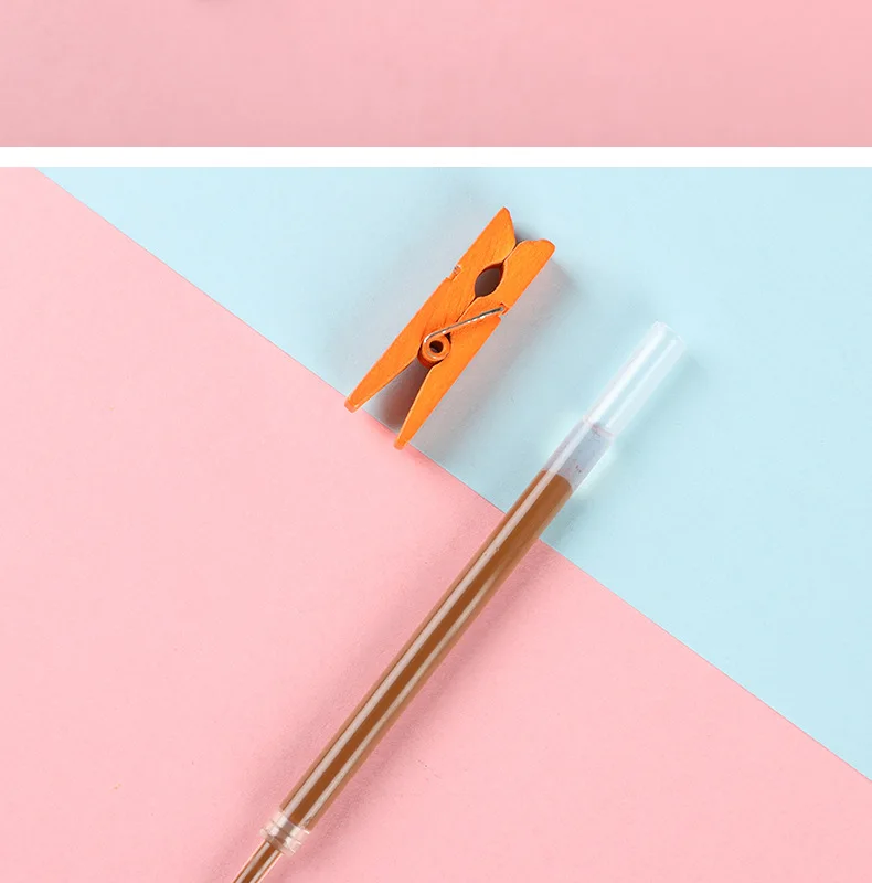 10pcs K35 0.5MM Gel Ink 10 Color Colorful Refill 110MM Length Refill for Press Gel Pen Stationary Cute Pens Ink Back to School
