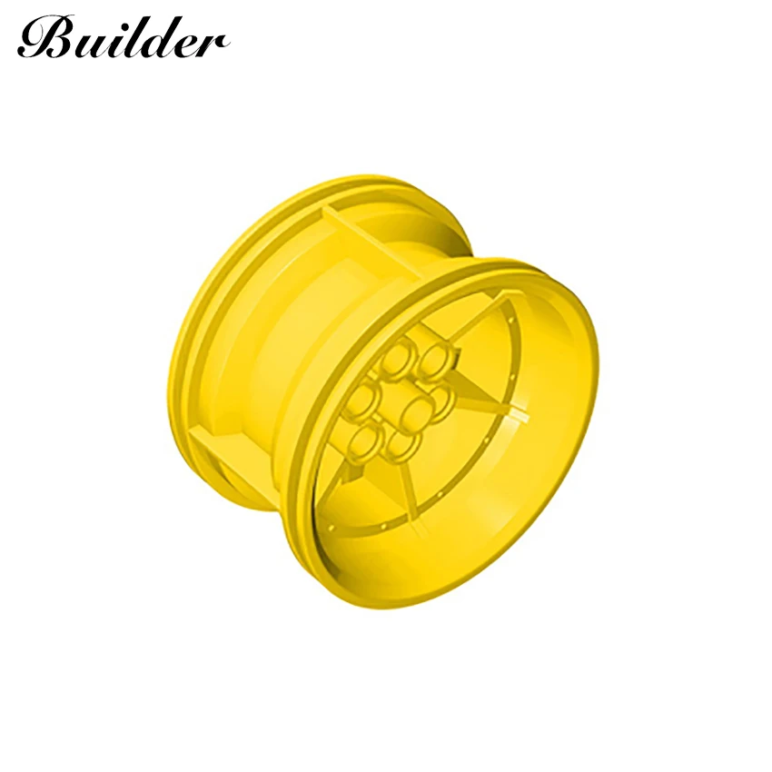 Little Builder 23798/15038 Wheel Tyre 107x44mm Technological Automobile Building Blocks DIY Assembly MOC Compatible Toy Part 1pc