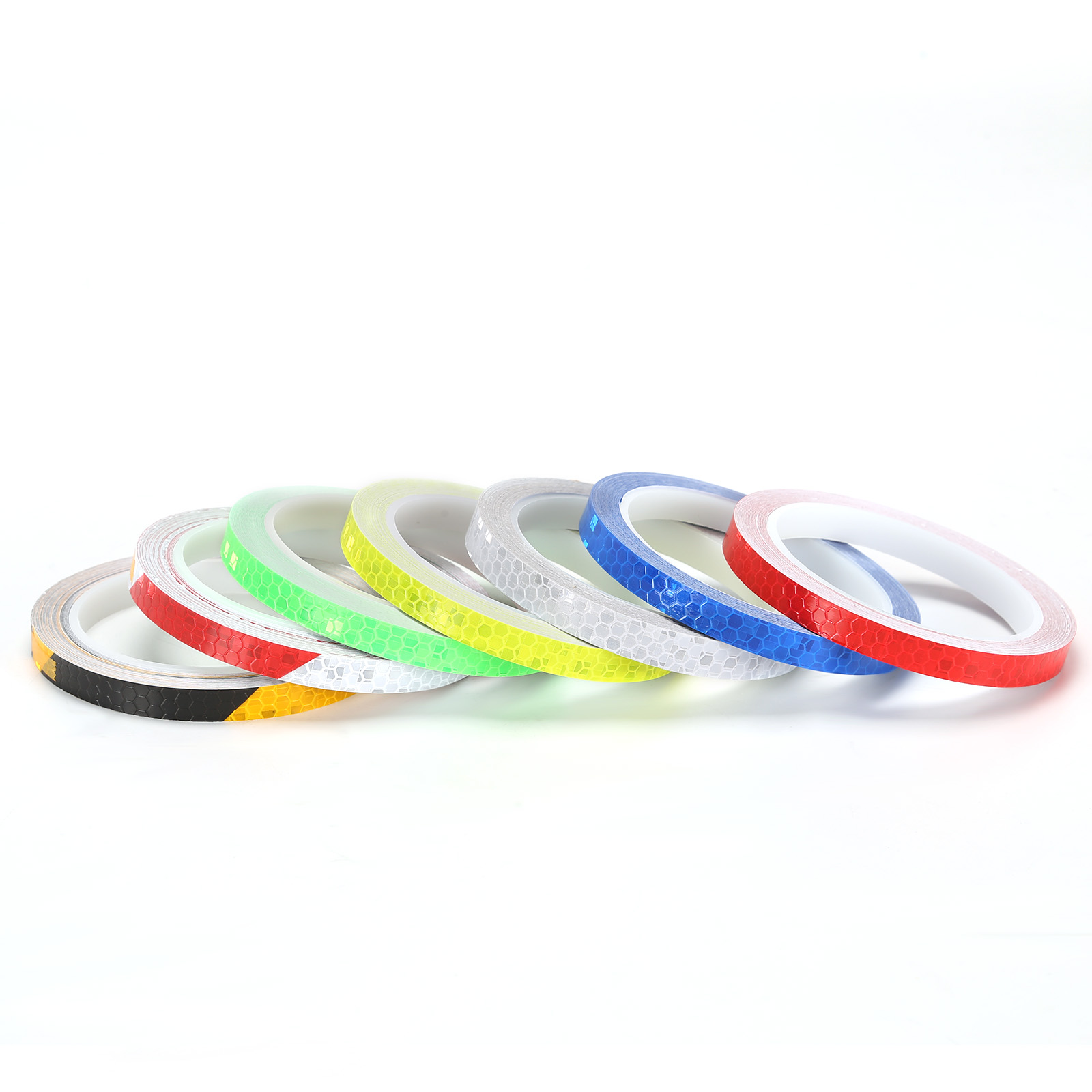 Bike Reflective Stickers Motorcycle Bicycle Fluorescent Reflective Tape MTB Cycling Night Safety Decor Bike Accessories 1cmx8m