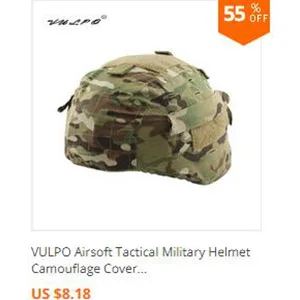 VULPO Tactical Airsoft Helmet Side Cover Ear Protection Cover Helmet Earmuffs For FAST MICH ACH Helmet Accessories