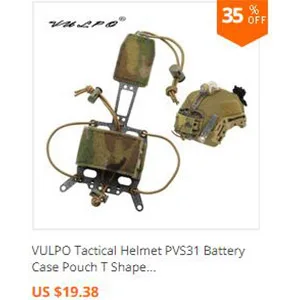 VULPO Tactical Airsoft Helmet Side Cover Ear Protection Cover Helmet Earmuffs For FAST MICH ACH Helmet Accessories