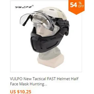 VULPO Tactical Airsoft Helmet Side Cover Ear Protection Cover Helmet Earmuffs For FAST MICH ACH Helmet Accessories