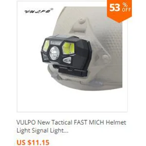 VULPO Tactical Airsoft Helmet Side Cover Ear Protection Cover Helmet Earmuffs For FAST MICH ACH Helmet Accessories