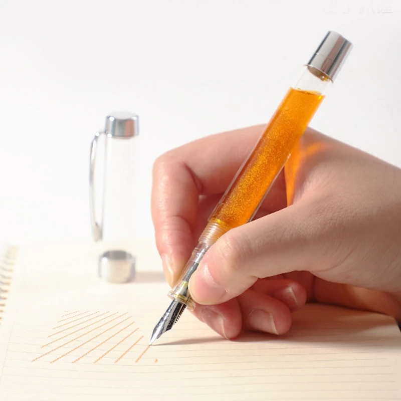 0.38mm/0.5mm Transparent Clean Fountain Pen Art Creation Painting Font Design Scrapbook DIY Student School Stationery Supplies