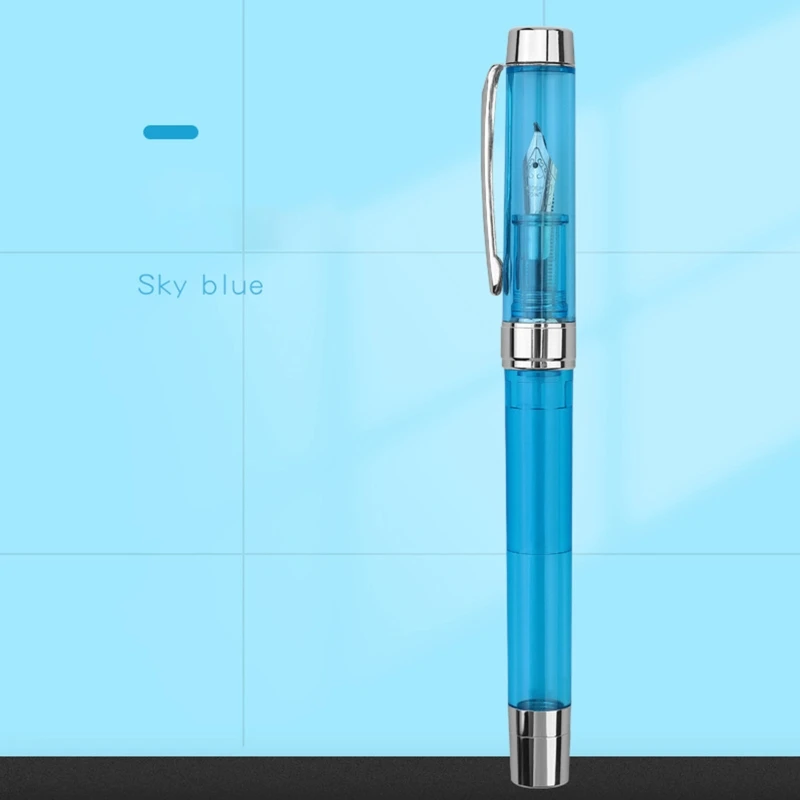 0.38mm/0.5mm Transparent Clean Fountain Pen Art Creation Painting Font Design Scrapbook DIY Student School Stationery Supplies