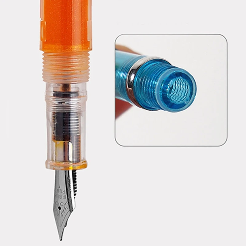 0.38mm/0.5mm Transparent Clean Fountain Pen Art Creation Painting Font Design Scrapbook DIY Student School Stationery Supplies