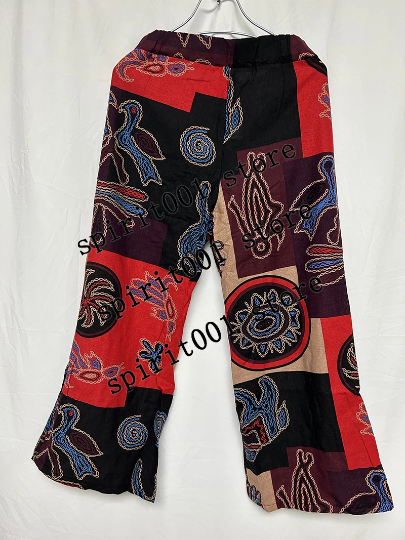 Women Ladies 5XL Wide Leg Boho Yoga Harem Pants Gypsy Hippie Thai Boho Court Women's Pants Ruched Waist Aladdin Women's Pants