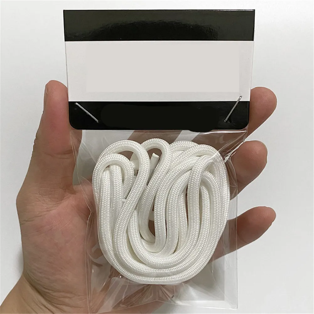 High Quality 100/120/140/160cm Round Shoelace Women Men Sports Casual Basketball Sneakers Black White Shoes Laces Strings
