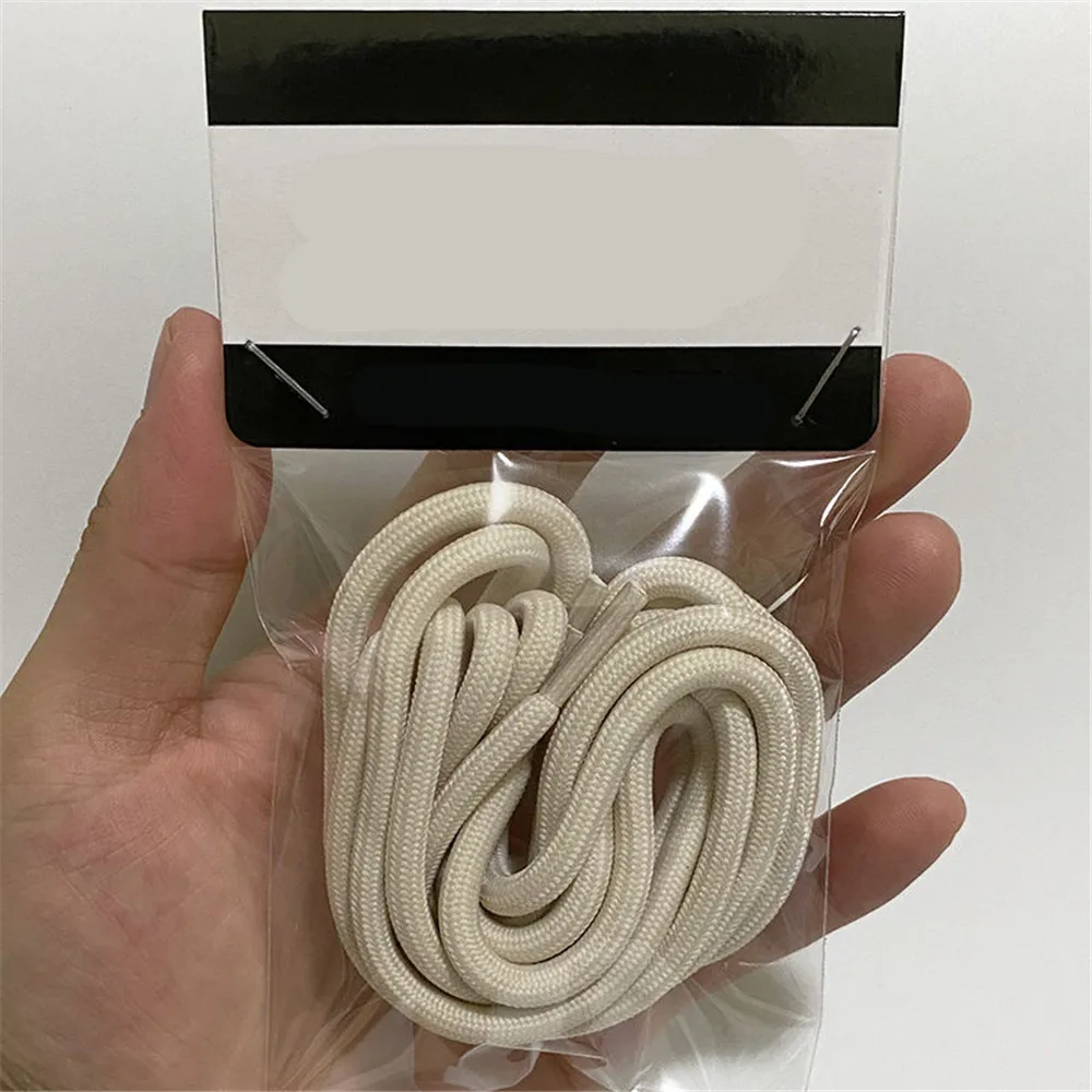 High Quality 100/120/140/160cm Round Shoelace Women Men Sports Casual Basketball Sneakers Black White Shoes Laces Strings