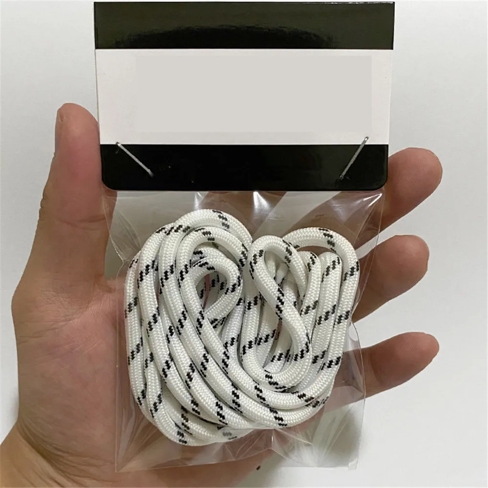 High Quality 100/120/140/160cm Round Shoelace Women Men Sports Casual Basketball Sneakers Black White Shoes Laces Strings