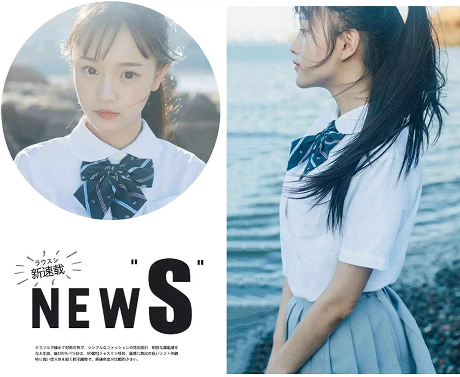 VEEKTIE Bow tie Ribbons Fashion Japanese JK/DK Style Striped School Uniform Bow Tie for Girls Korean Cosplay Women Butterfly