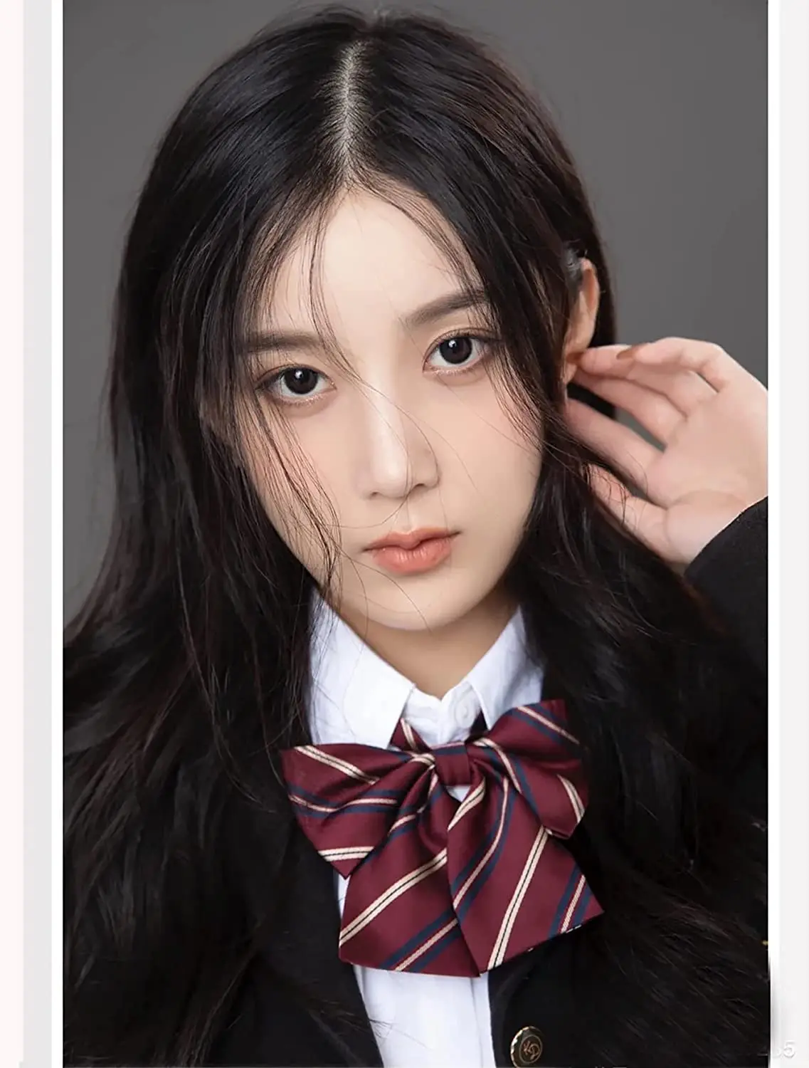 VEEKTIE Bow tie Ribbons Fashion Japanese JK/DK Style Striped School Uniform Bow Tie for Girls Korean Cosplay Women Butterfly