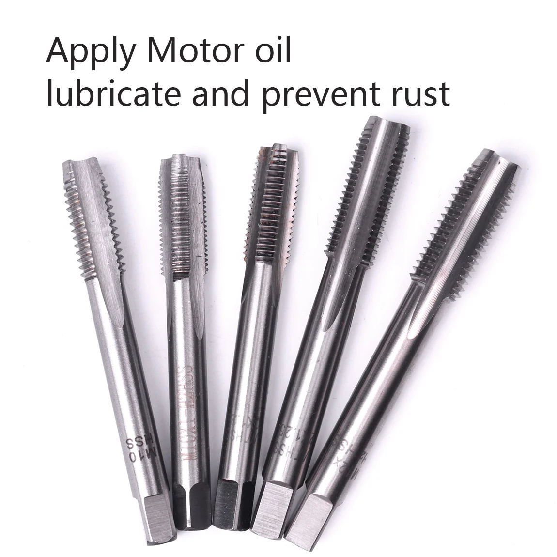 1pcs M14X1.5 HSS Metric Thread Tap Straight Fluted Screw Thread Right Hand Tap Drill Hand Tool