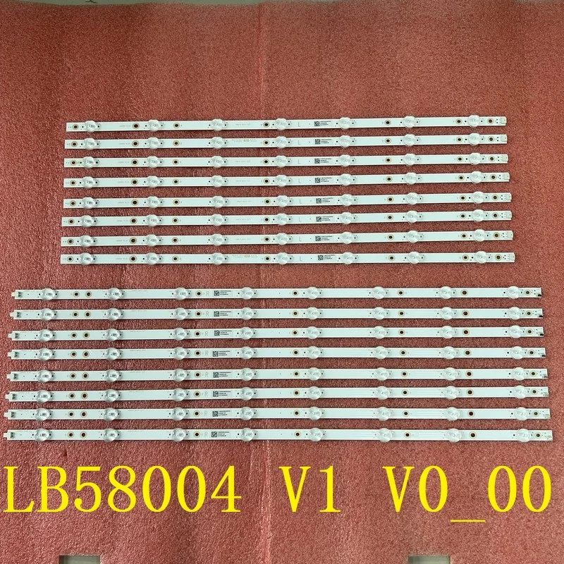 Kit 16pcs LED Backlight Strip For 58PUS9005 12 58PUS7304/12 LB58004 V1 V0_00 TPT580B5-U2T01D REVS01D