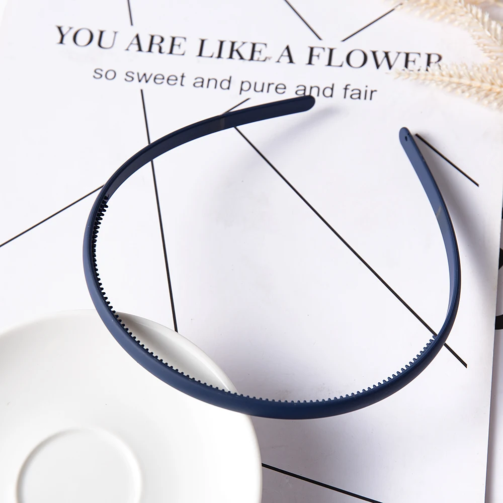 Women Simple Headband Colorful Matte Non-slip Elastic Hairbands Outdoor Hair Hoop Bands Headwear Fashion Girls Hair Accessories