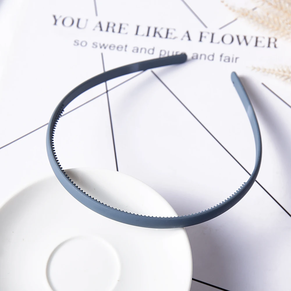 Women Simple Headband Colorful Matte Non-slip Elastic Hairbands Outdoor Hair Hoop Bands Headwear Fashion Girls Hair Accessories