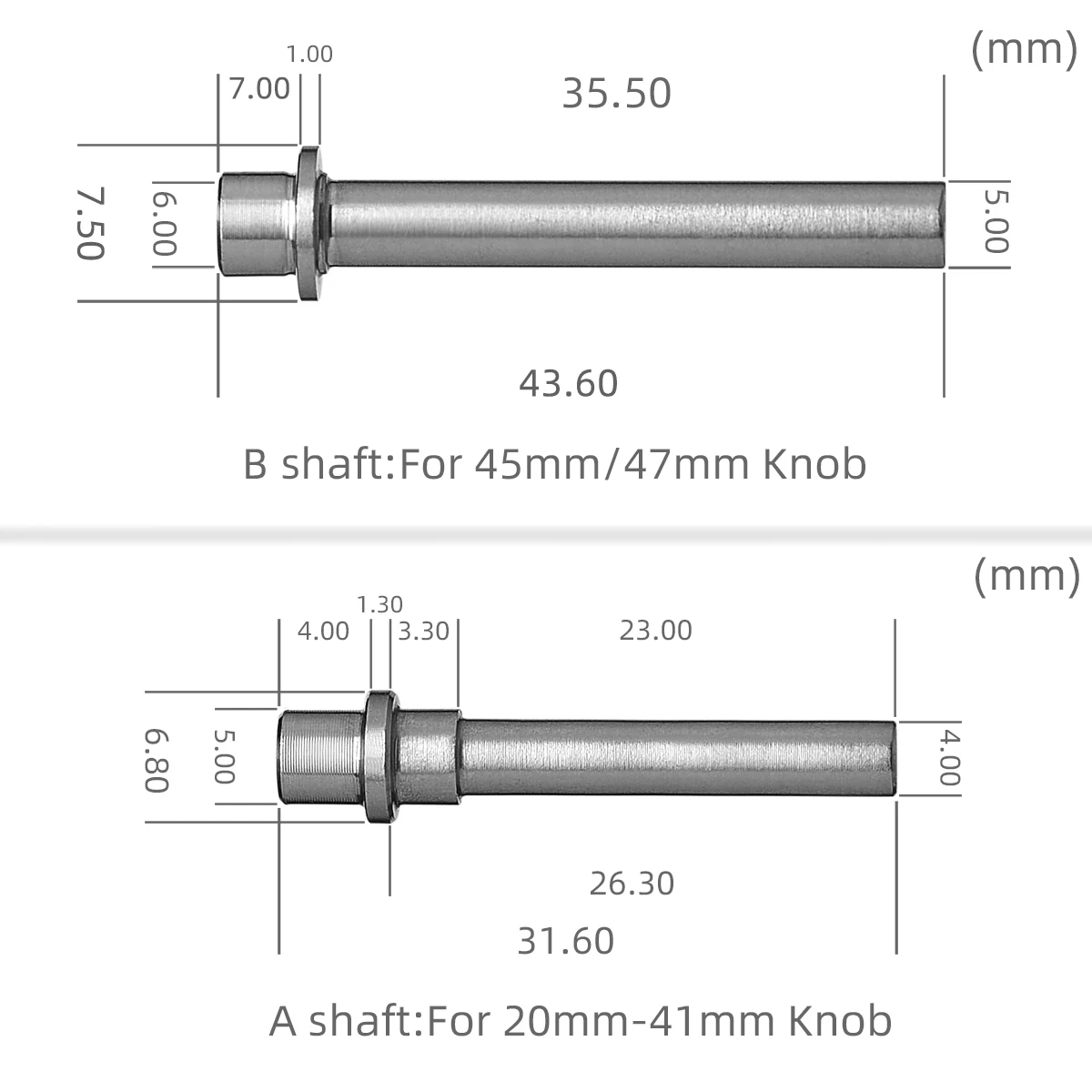 Gomexus Alloy Reel Shaft and Bearing for Shimano Daiwa Ryobi Peen Baitcatsing Spinning Reel Handle Parts