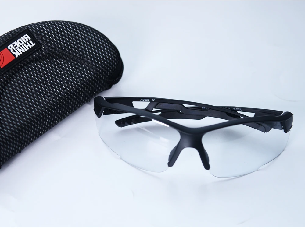 ThinkRider Bike Photochromic Cycling Glasses Bicycle Glasses Sports Men's Sunglasses MTB Road Cycling Eyewear Protection Goggles