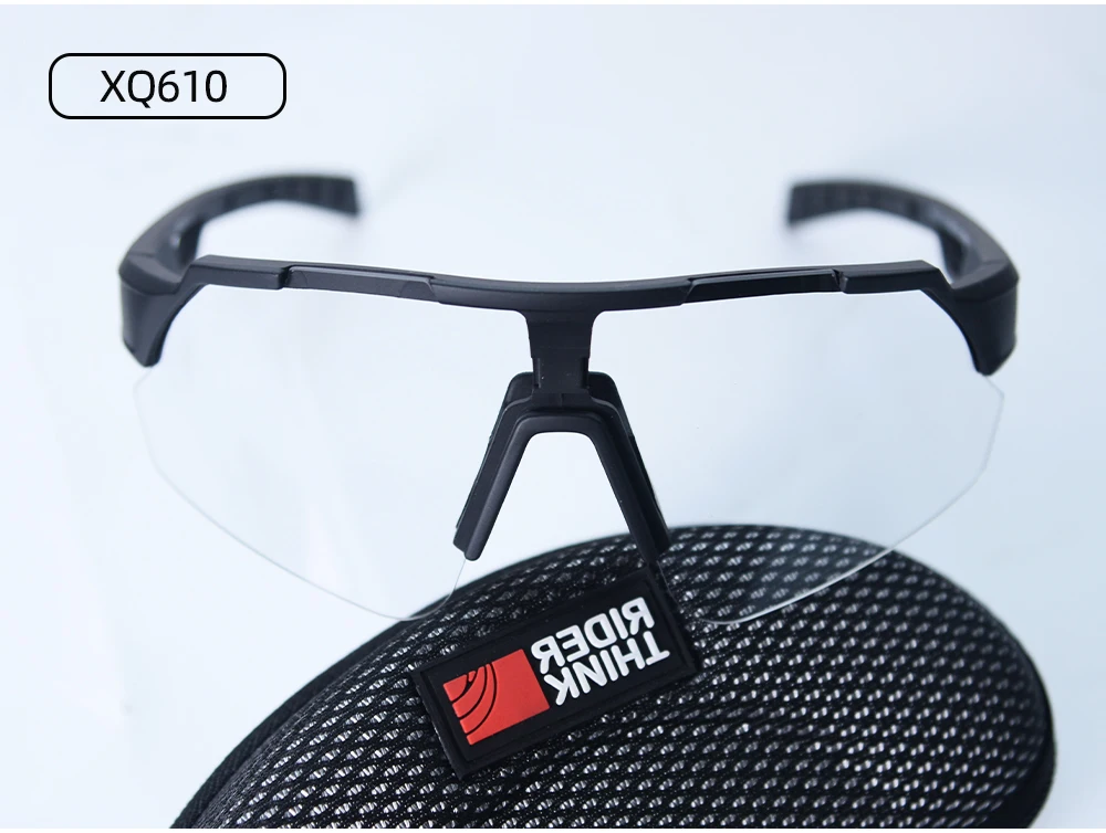 ThinkRider Bike Photochromic Cycling Glasses Bicycle Glasses Sports Men's Sunglasses MTB Road Cycling Eyewear Protection Goggles