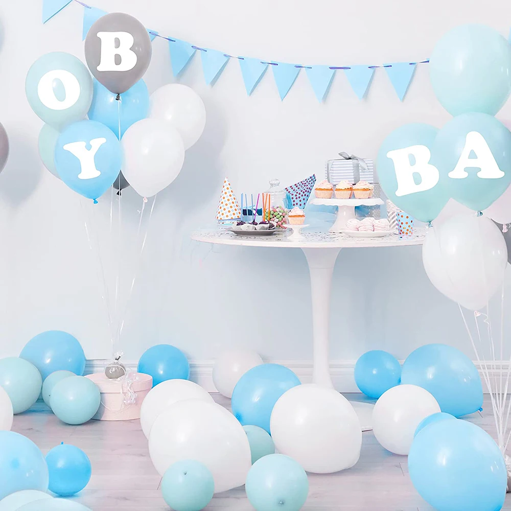 10/20/30pcs Retro White Sand Balloons Blue Pink Coffee Khaki Latex Ballon Birthday Wedding Party Decor Baby Shower Helium Globos