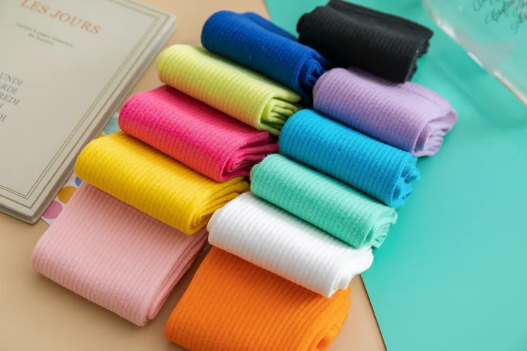 Color five-finger cotton sweat-absorbing breathable sports socks Japanese candy color split-toe women's socks