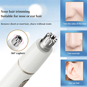 5 In 1 Electric Shaver for Women Painless Eyebrow Razor Bikini Trimmer Cordless Womens Body Shaver Facial Hair Remover Depilador