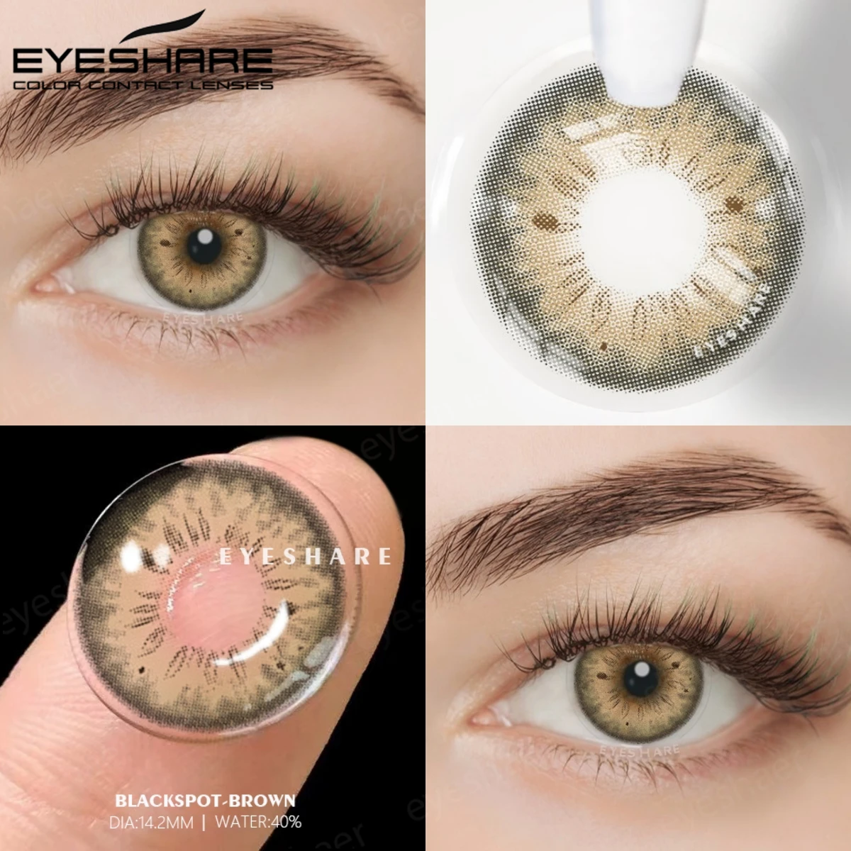 EYESHARE Color Contact Lenses for Eyes 2pcs PATTAYA Blue Green Colored Lenses Beautiful Pupil Yearly Makeup Cosmetic ContactLens