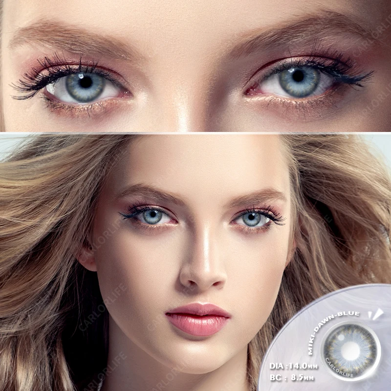EYESHARE Color Contact Lenses for Eyes 2pcs PATTAYA Blue Green Colored Lenses Beautiful Pupil Yearly Makeup Cosmetic ContactLens