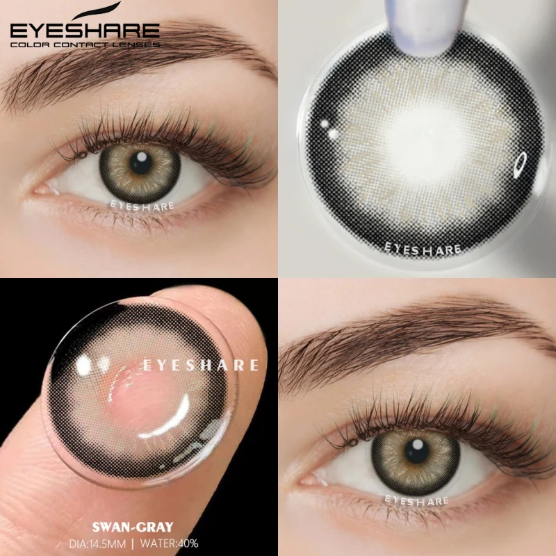 EYESHARE Color Contact Lenses for Eyes 2pcs PATTAYA Blue Green Colored Lenses Beautiful Pupil Yearly Makeup Cosmetic ContactLens