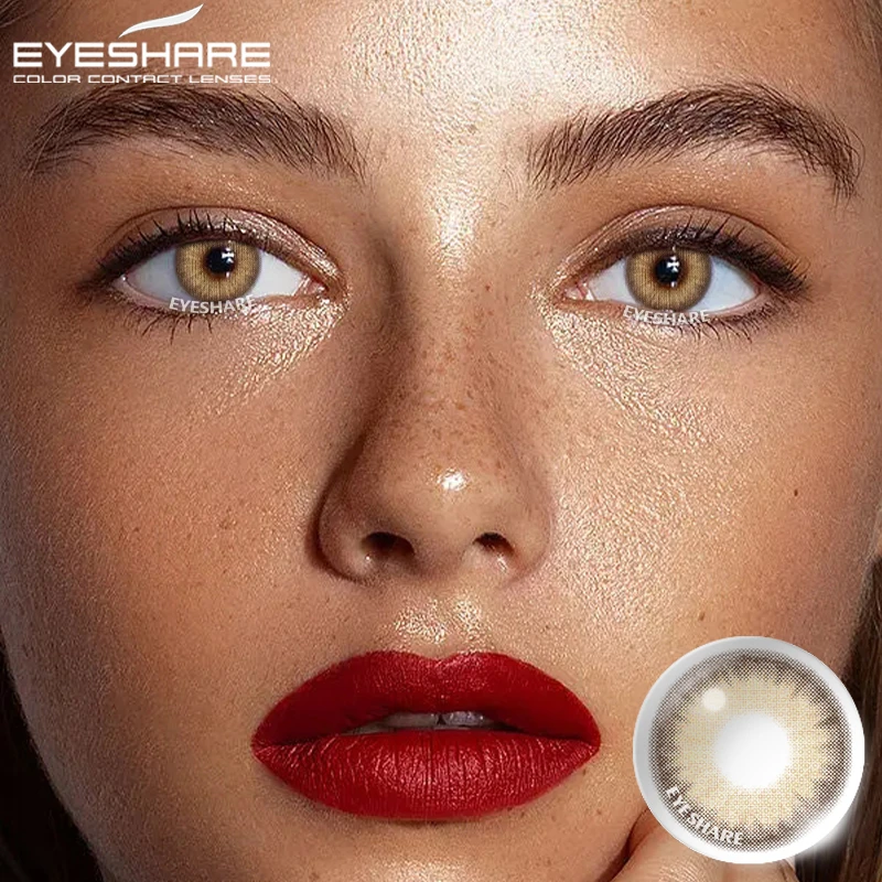 EYESHARE Color Contact Lenses for Eyes 2pcs PATTAYA Blue Green Colored Lenses Beautiful Pupil Yearly Makeup Cosmetic ContactLens