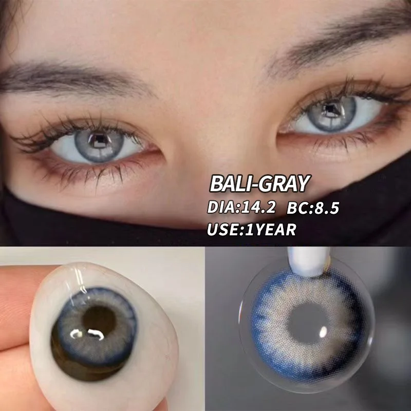 EYESHARE Color Contact Lenses for Eyes 2pcs PATTAYA Blue Green Colored Lenses Beautiful Pupil Yearly Makeup Cosmetic ContactLens