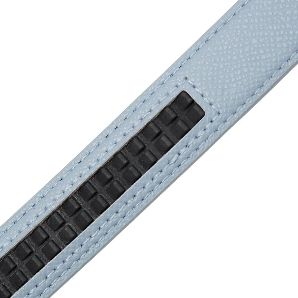 2.4cm Belts Ladies Luxury Brand Fashion Design Simple Versatile Jeans Accessories Women Automatic Buckle Thin Waistband