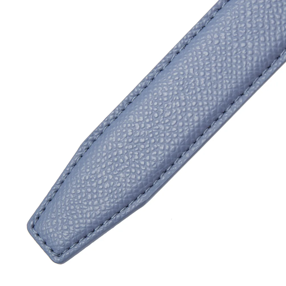2.4cm Belts Ladies Luxury Brand Fashion Design Simple Versatile Jeans Accessories Women Automatic Buckle Thin Waistband