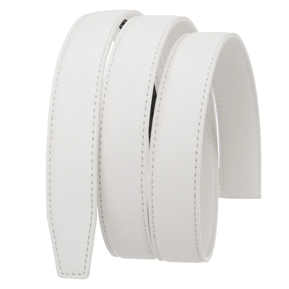 2.4cm Belts Ladies Luxury Brand Fashion Design Simple Versatile Jeans Accessories Women Automatic Buckle Thin Waistband