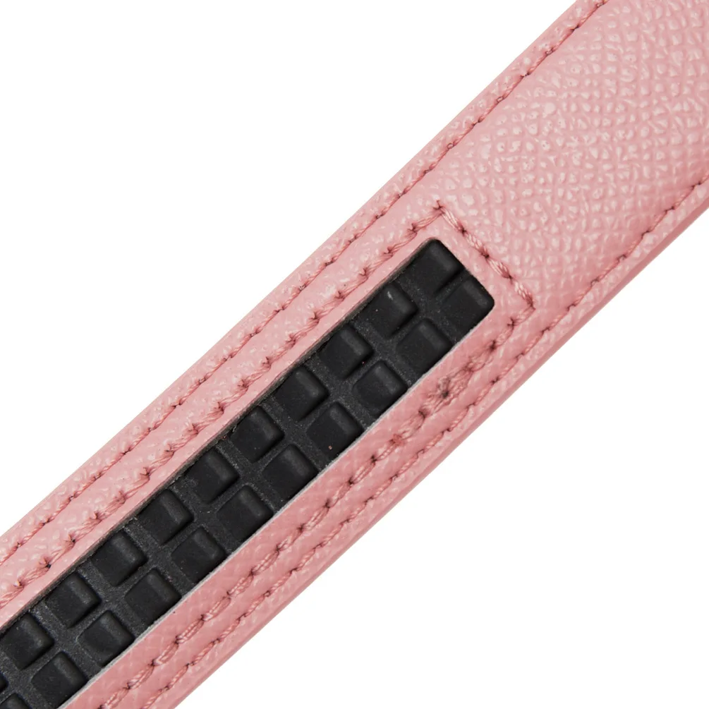 2.4cm Belts Ladies Luxury Brand Fashion Design Simple Versatile Jeans Accessories Women Automatic Buckle Thin Waistband