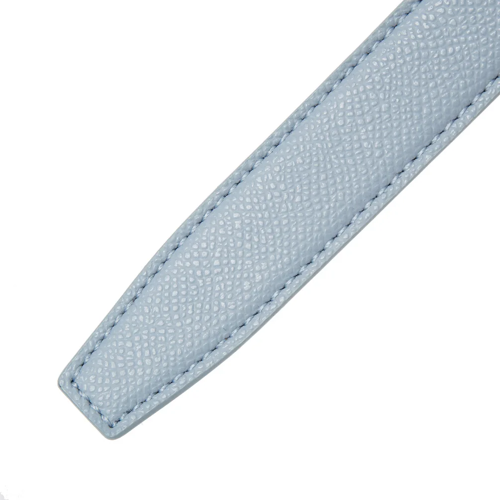 2.4cm Belts Ladies Luxury Brand Fashion Design Simple Versatile Jeans Accessories Women Automatic Buckle Thin Waistband