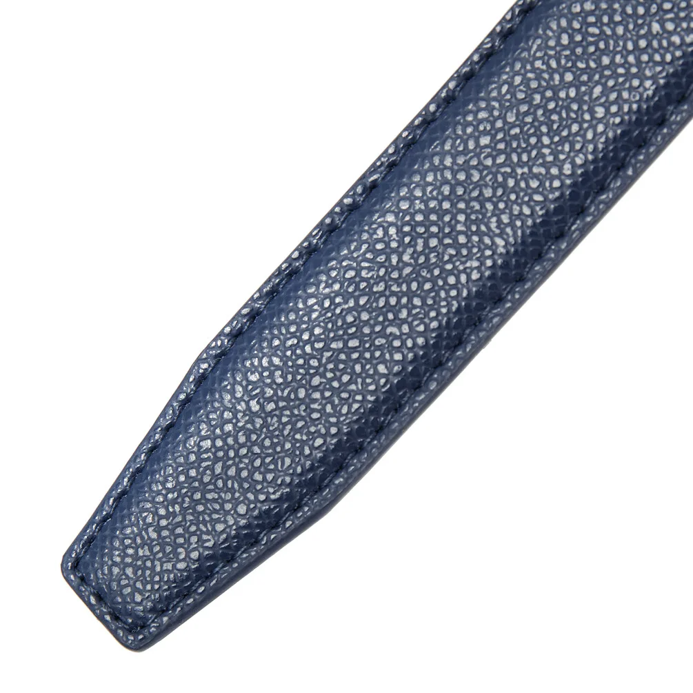 2.4cm Belts Ladies Luxury Brand Fashion Design Simple Versatile Jeans Accessories Women Automatic Buckle Thin Waistband
