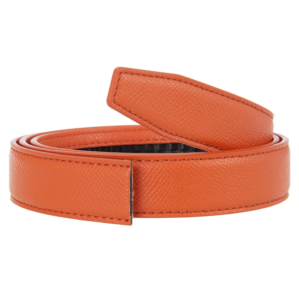 2.4cm Belts Ladies Luxury Brand Fashion Design Simple Versatile Jeans Accessories Women Automatic Buckle Thin Waistband