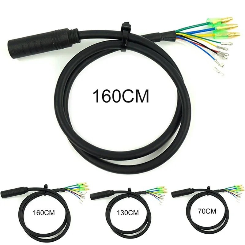 9 Pin Julet Wheel Hub Motor Cable E-bike Motor Extension Cable Ebike Motor Cable Electric Bike Accessories