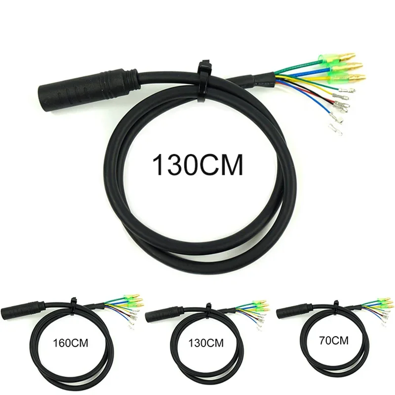 9 Pin Julet Wheel Hub Motor Cable E-bike Motor Extension Cable Ebike Motor Cable Electric Bike Accessories