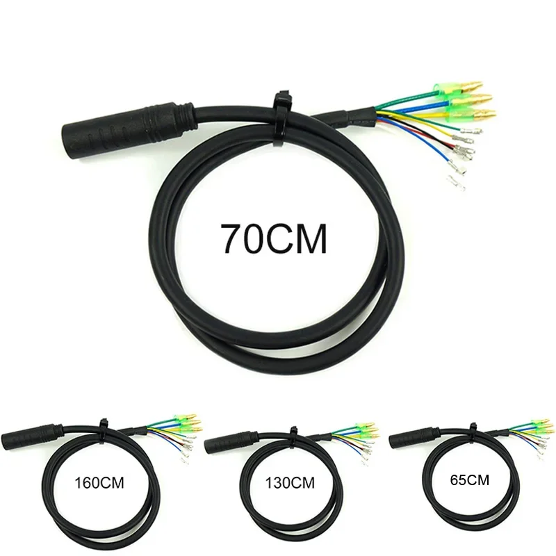 9 Pin Julet Wheel Hub Motor Cable E-bike Motor Extension Cable Ebike Motor Cable Electric Bike Accessories