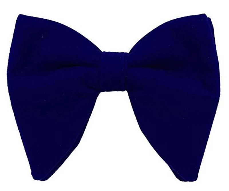 Fashion Velvet Big Bowties Set Women Men Solid Bow Tie Wedding Tuxedo Groom Oversize Bow Knot Pocket Square Cravats Cuff-links