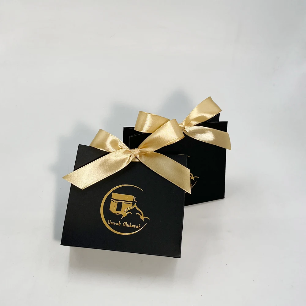 Umrah Mubarak Candy Box Set Eid Mubarak Mini Paper Gift Bag Party Favor Gift Box, Muslim Islamic Party